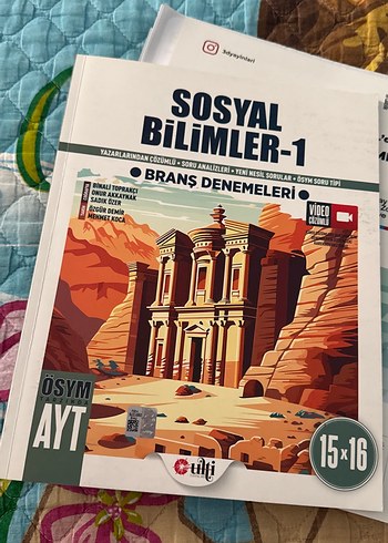 SOSYAL BİLİMLER-1 AYT Branş Denemeleri Kitabı