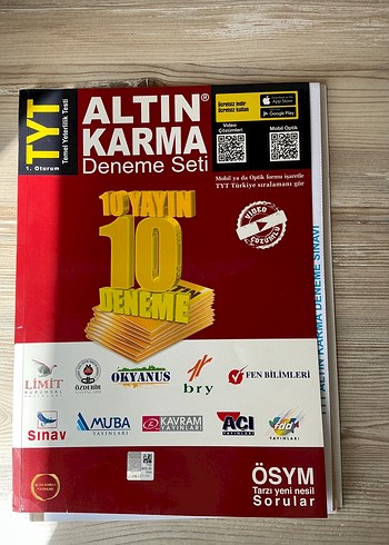 TYT Altın Karma 10 Deneme Seti