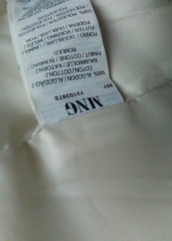 Manga Beyaz/Krem Rengi Blazer Ceket - Görsel 3