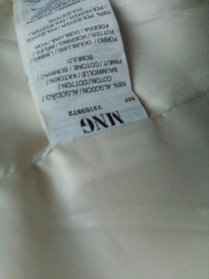 Manga Beyaz/Krem Rengi Blazer Ceket - Görsel 3