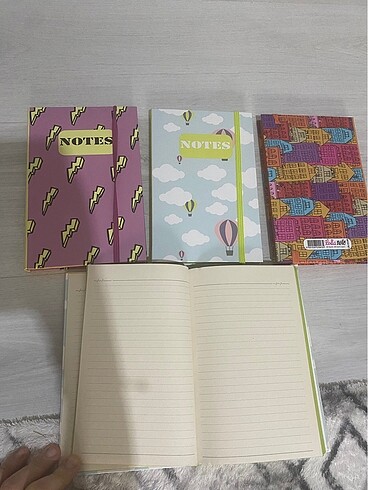 sert kapak defter