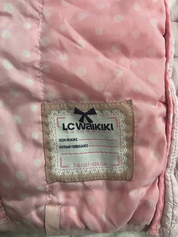 Kız Çocuk Pembe Kapüşonlu Fermuarlı Yelek - Görsel 4