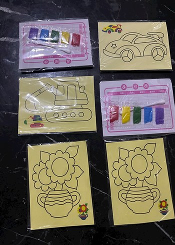 3 adt kum boyama - Görsel 2