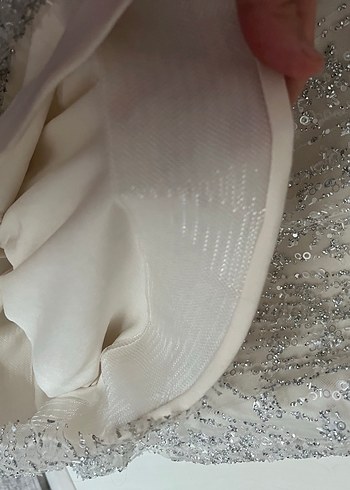 İşlemli taşlı abiye - Görsel 5