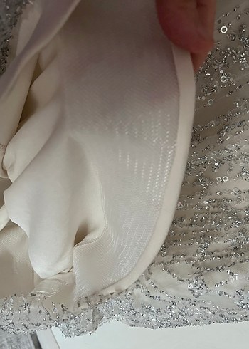 İşlemli taşlı abiye - Görsel 6