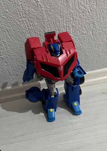 Renkli Kırmızı Mavi Robot Aksiyon Figürü