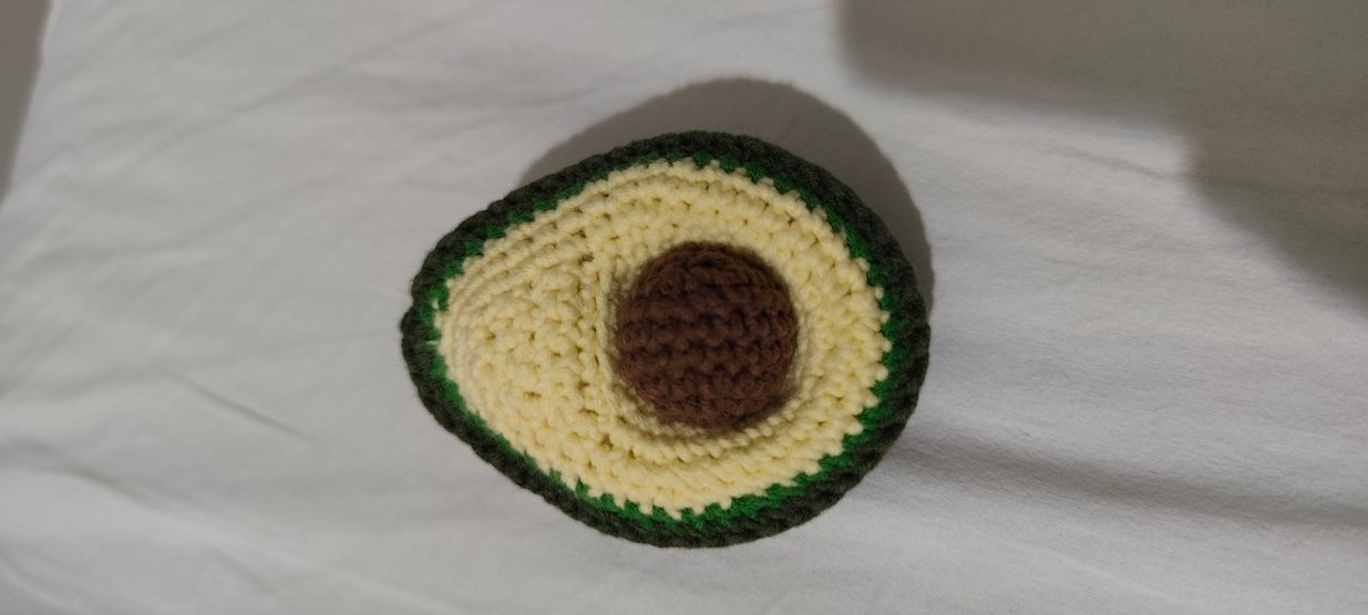 Avokado şeklinde örgü diş kaşıyıcı ve çıngırak - Görsel 5