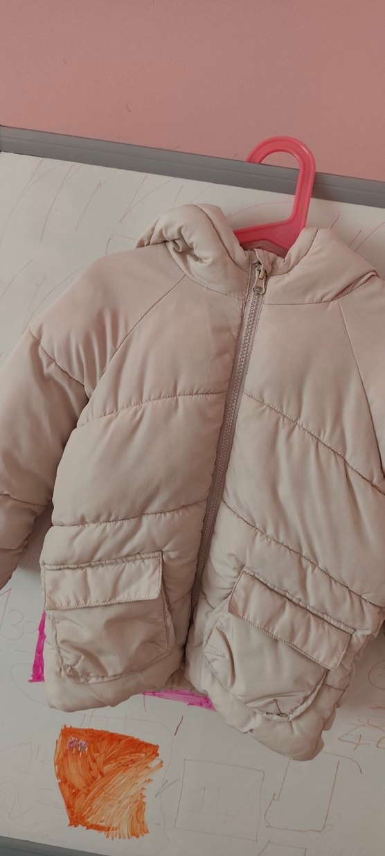 Kız Çocuk Bej Mont - Görsel 4