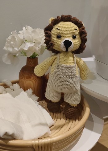 El Örgüsü Aslan Peluş Oyuncak - Görsel 4