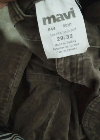 Kadın Bej Süet Kemerli Pantolon - Görsel 5