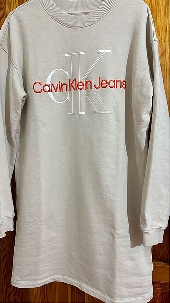 m Beden ten rengi Renk Calvin Klein Kadın Elbise