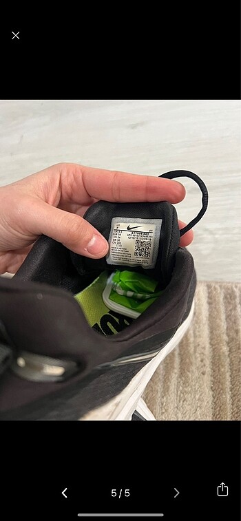 38 Beden siyah Renk Nike Spor Ayakkabı