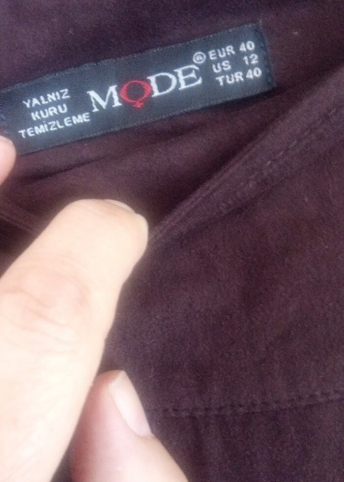 Süyet pantolon - Görsel 2