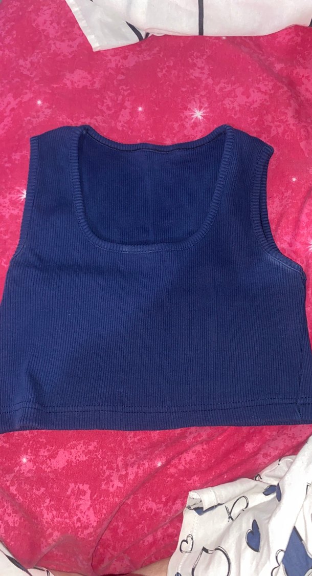 Lacivert Kolsuz Basic Atlet - Görsel 2