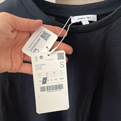 Jimmy Key Jimmy Key Siyah Tshirt S Beden