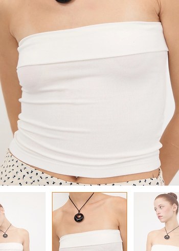 Straplez crop - Görsel 2