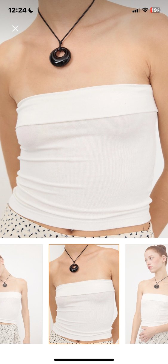 Straplez crop - Görsel 2