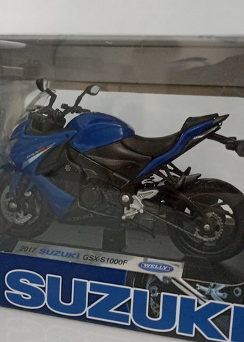 Mavi Suzuki GSX-S1000F Oyuncak Motosiklet