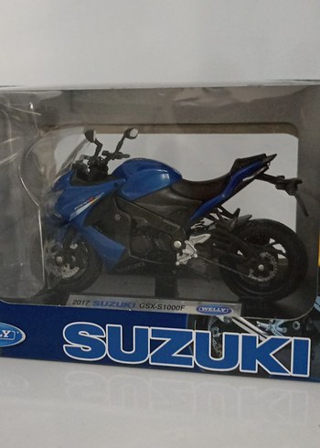 Mavi Suzuki GSX-S1000F Oyuncak Motosiklet