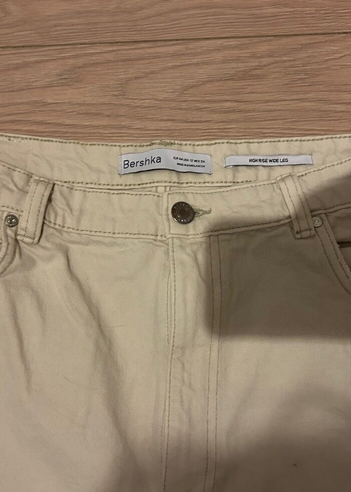 Bershka bej pantolon - Görsel 3