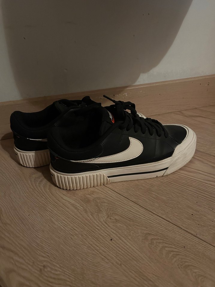 Siyah Platform Nike - Görsel 3