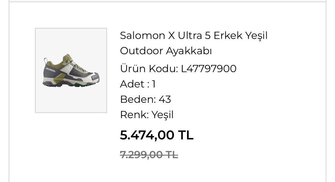 Kamuflaj Desenli Erkek Outdoor Ayakkabı - Görsel 5