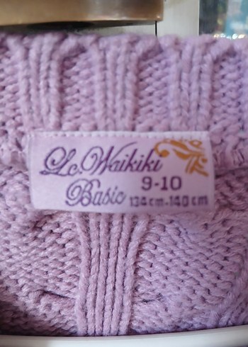 Kız Çocuk Pembe Örgü Bolero - Görsel 3