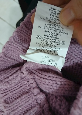 Kız Çocuk Pembe Örgü Bolero - Görsel 6