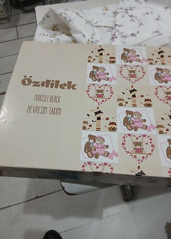 Mavi Baskılı  bebek nevresim takımı - Görsel 9