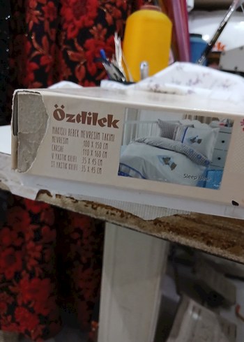 Mavi Baskılı  bebek nevresim takımı - Görsel 8