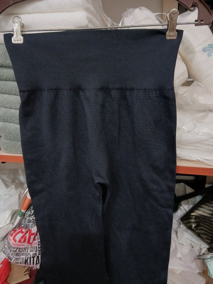 Siyah Beli Kemerli Hamile Pantolonu - Görsel 3