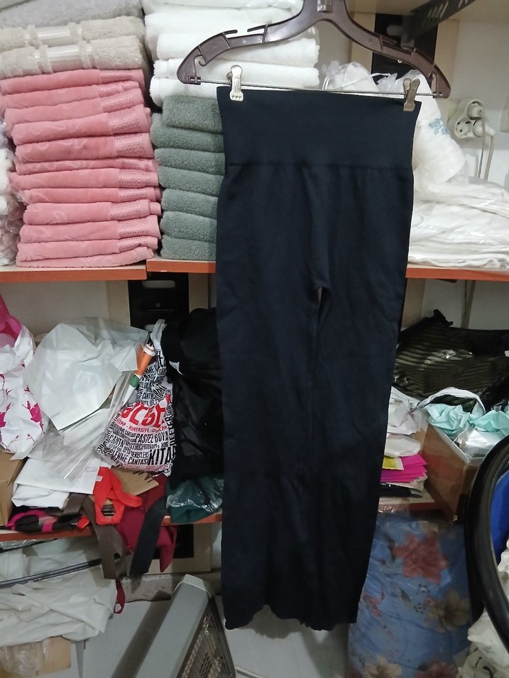 Siyah Beli Kemerli Hamile Pantolonu - Görsel 4