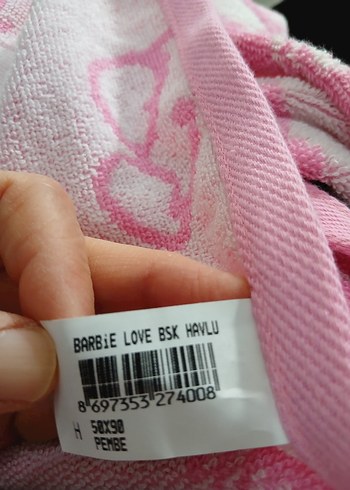 Kız Çocuk Pembe Baskılı Polar Bornoz - Görsel 5