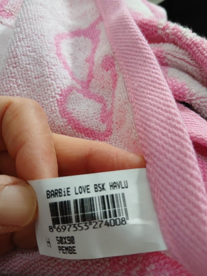 Kız Çocuk Pembe Baskılı Polar Bornoz - Görsel 5