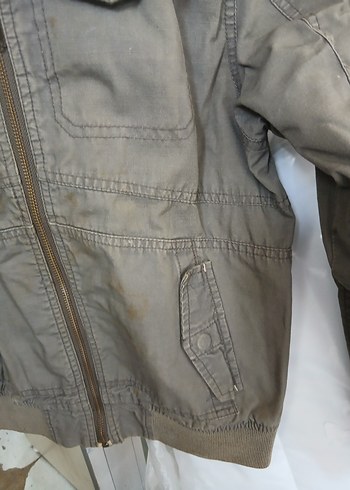 Erkek Çocuk Kahverengi Keten Ceket - Görsel 3
