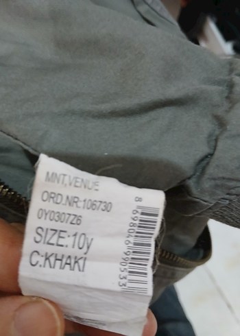 Erkek Çocuk Kahverengi Keten Ceket - Görsel 5