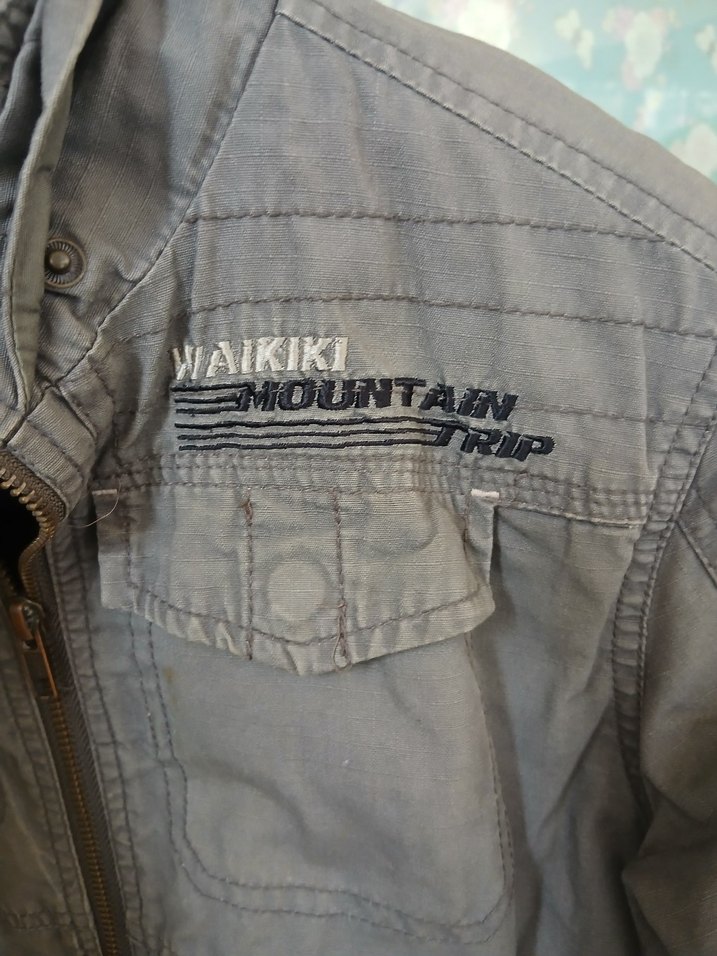 Erkek Çocuk Kahverengi Keten Ceket - Görsel 4