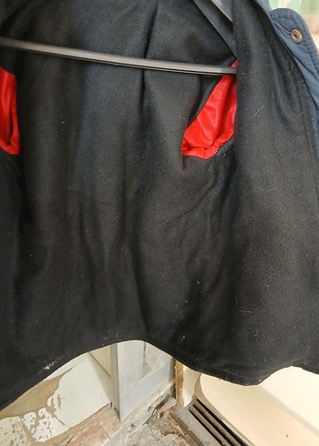 Kapüşonlu Koyu Mavi Fermuarlı Erkek Çocuk Mont - Görsel 3