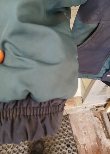 Kapüşonlu Koyu Mavi Fermuarlı Erkek Çocuk Mont - Görsel 6