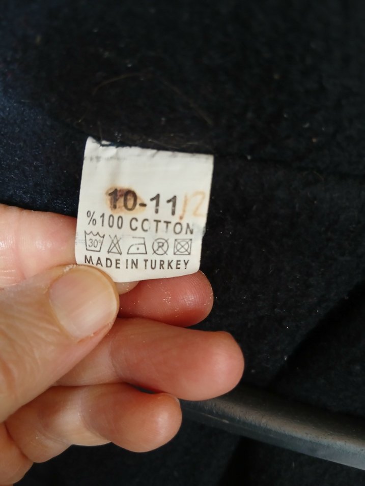 Kapüşonlu Koyu Mavi Fermuarlı Erkek Çocuk Mont - Görsel 4