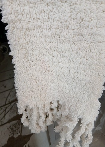 Kadın Beyaz Örgü Bohem Bere - Görsel 3