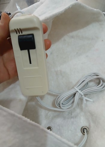 Pastel Beyaz Termal Elektrikli Battaniye 120x160 - Görsel 6