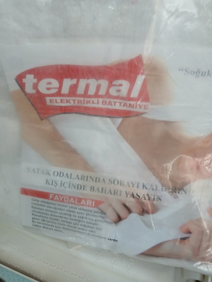 Pastel Beyaz Termal Elektrikli Battaniye 120x160 - Görsel 4