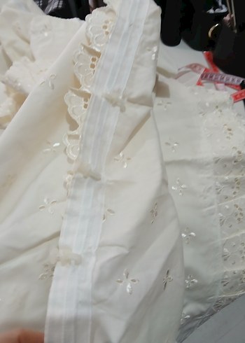 Beyaz Nakışlı Bohem Perde - Görsel 11