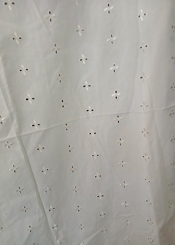 Beyaz Nakışlı Bohem Perde - Görsel 5