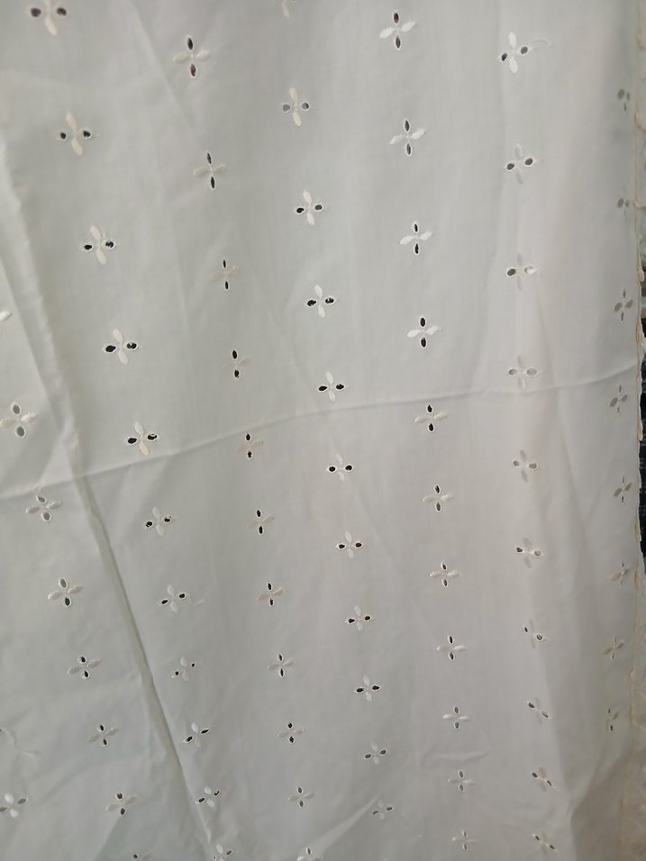 Beyaz Nakışlı Bohem Perde - Görsel 5