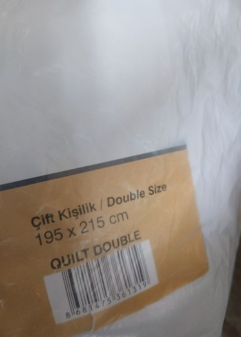 Beyaz Mikrosoften Yorgan - Görsel 4