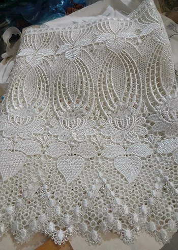 İşlemeli Bohem Beya perde güpürü - Görsel 2