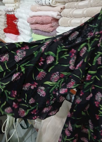 Çiçek Desenli Bohem mini elbise - Görsel 4