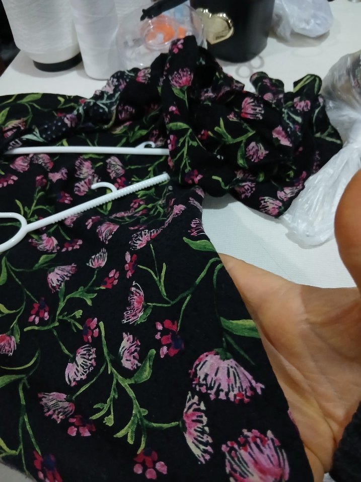 Çiçek Desenli Bohem mini elbise - Görsel 5